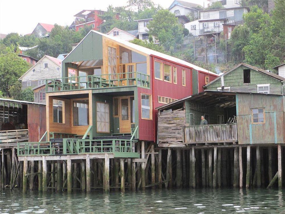 Palafito Del Mar Castro Exterior foto